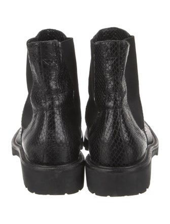Dries Van Noten Snakeskin Chelsea Boots