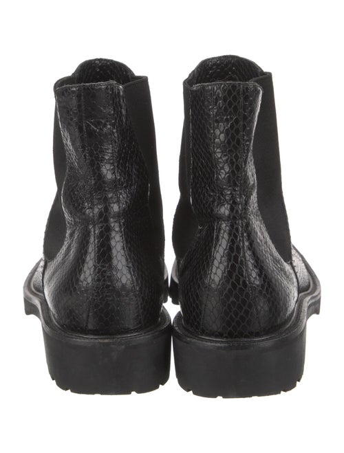 Dries Van Noten Snakeskin Chelsea Boots