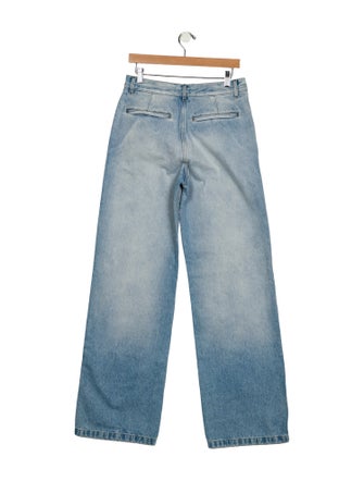 Dries Van Noten High-Rise Wide Leg Jeans