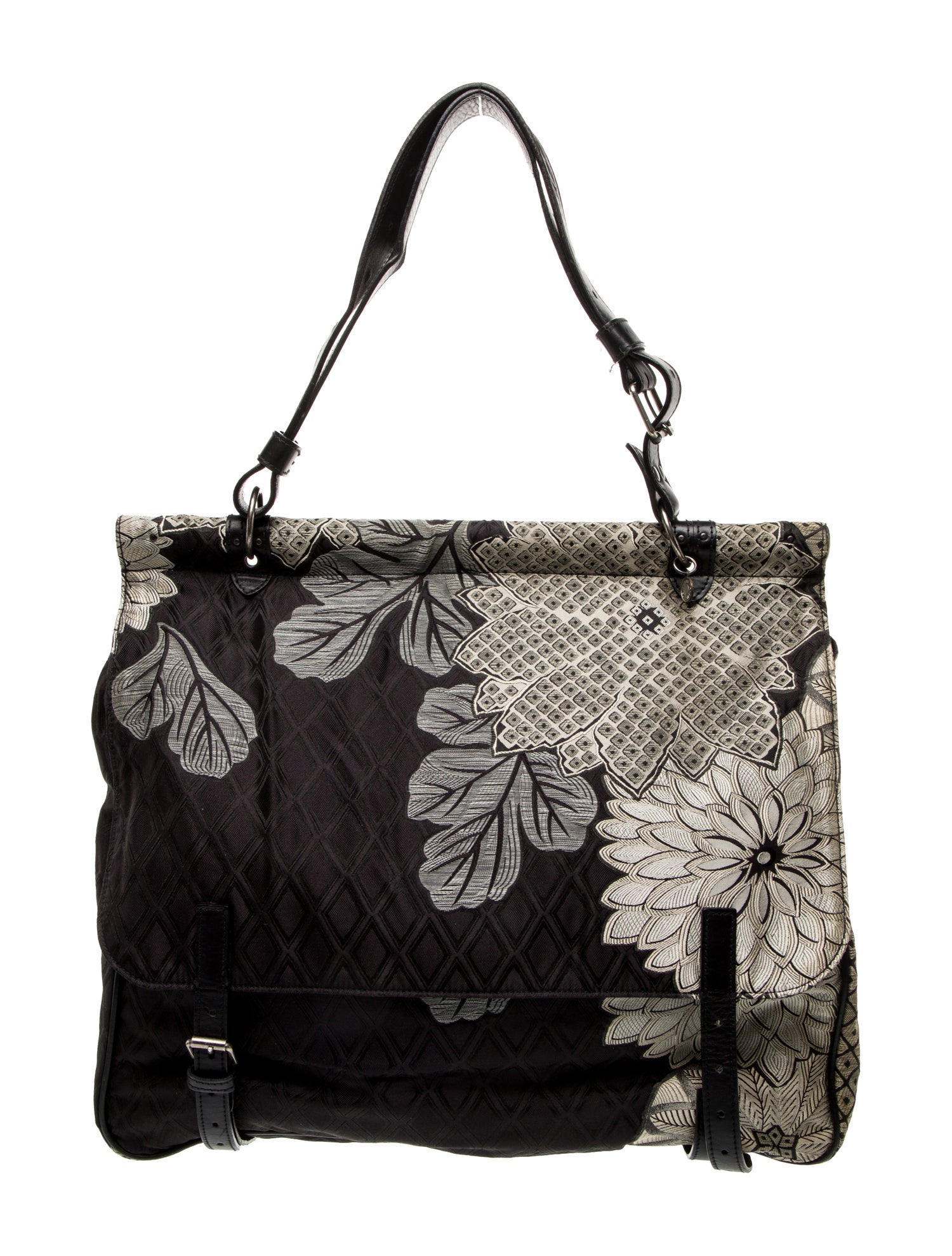 Dries Van Noten Canvas Shoulder Bag