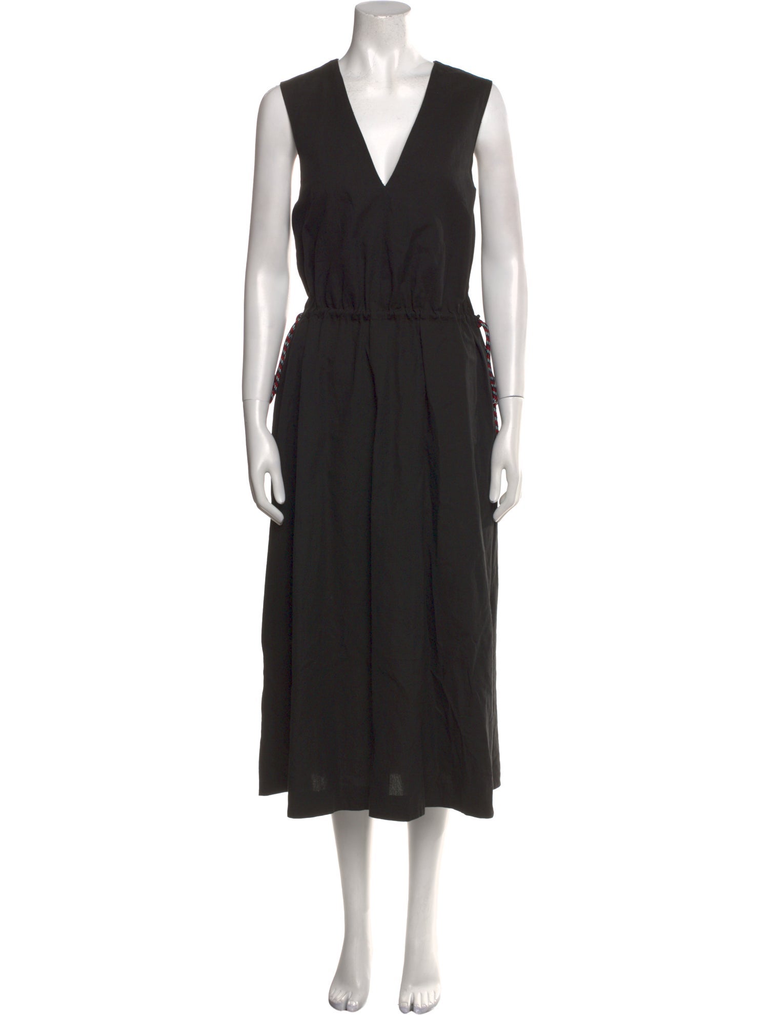 Dries Van Noten V-Neck Long Dress