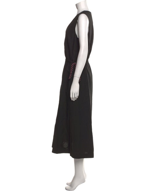Dries Van Noten V-Neck Long Dress
