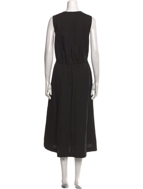 Dries Van Noten V-Neck Long Dress