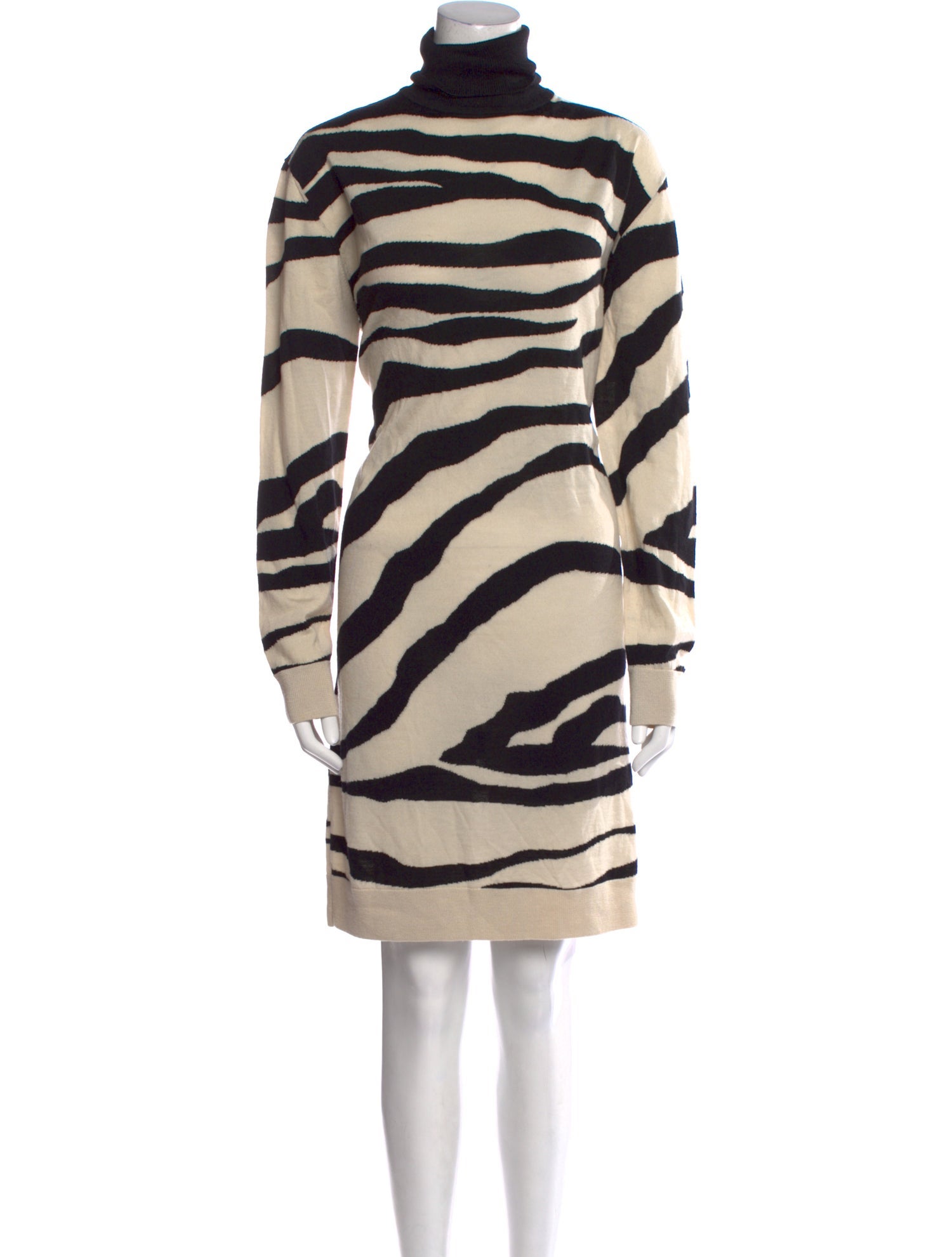 Dries Van Noten Merino Wool Knee-Length Dress