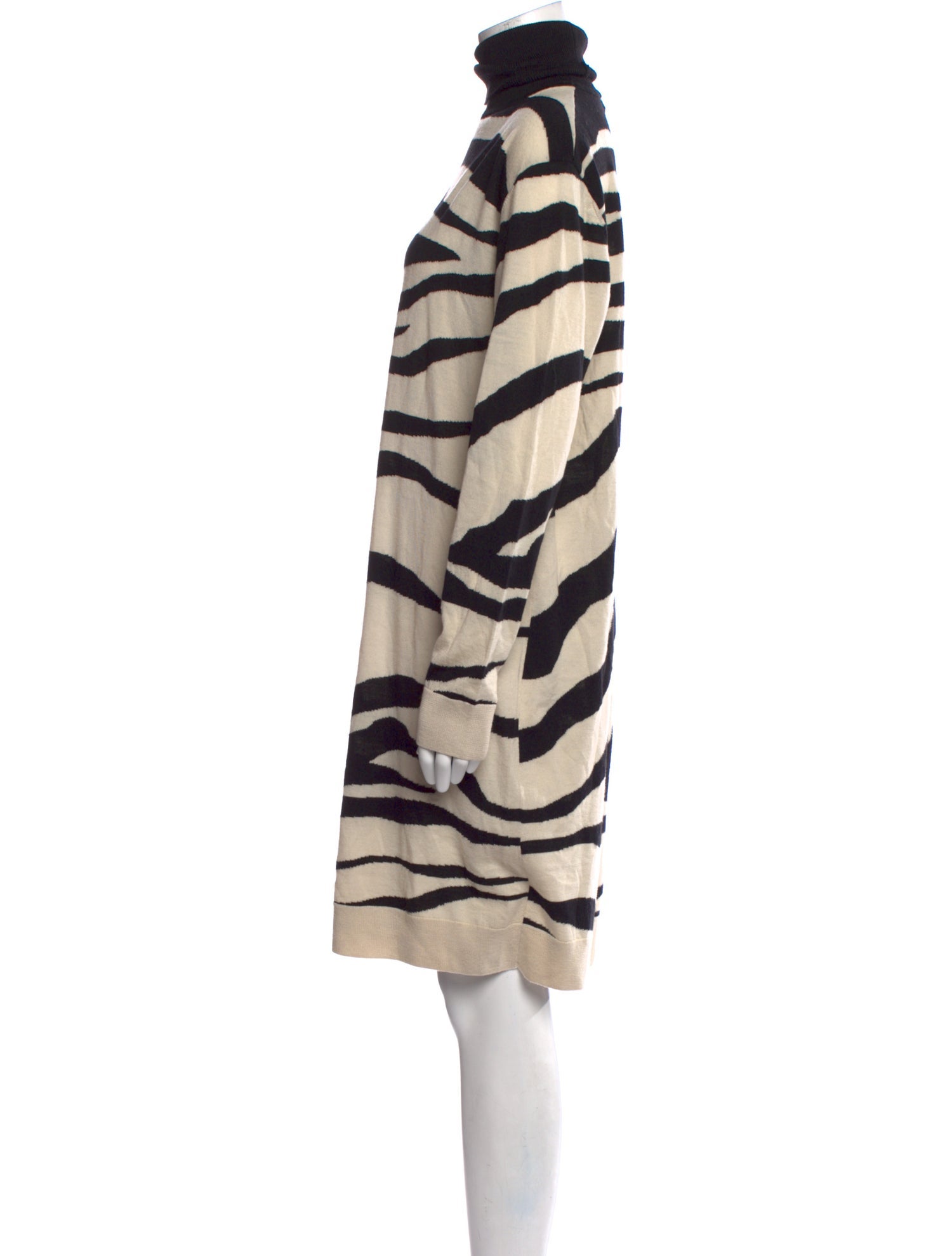 Dries Van Noten Merino Wool Knee-Length Dress