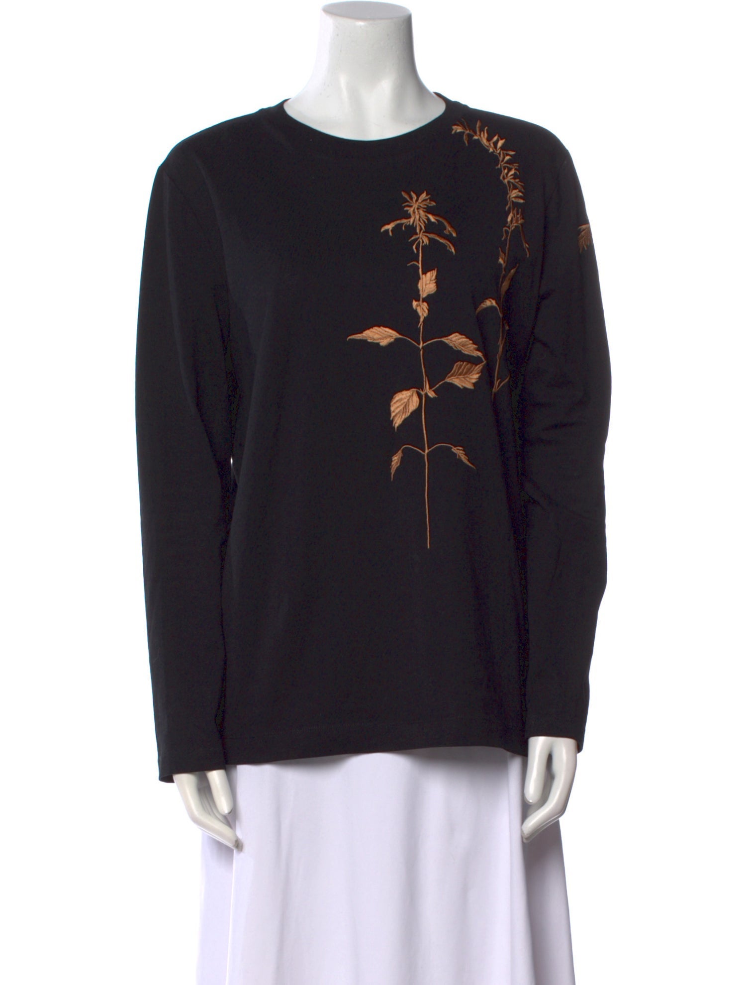 Dries Van Noten Crew Neck Long Sleeve Sweatshirt
