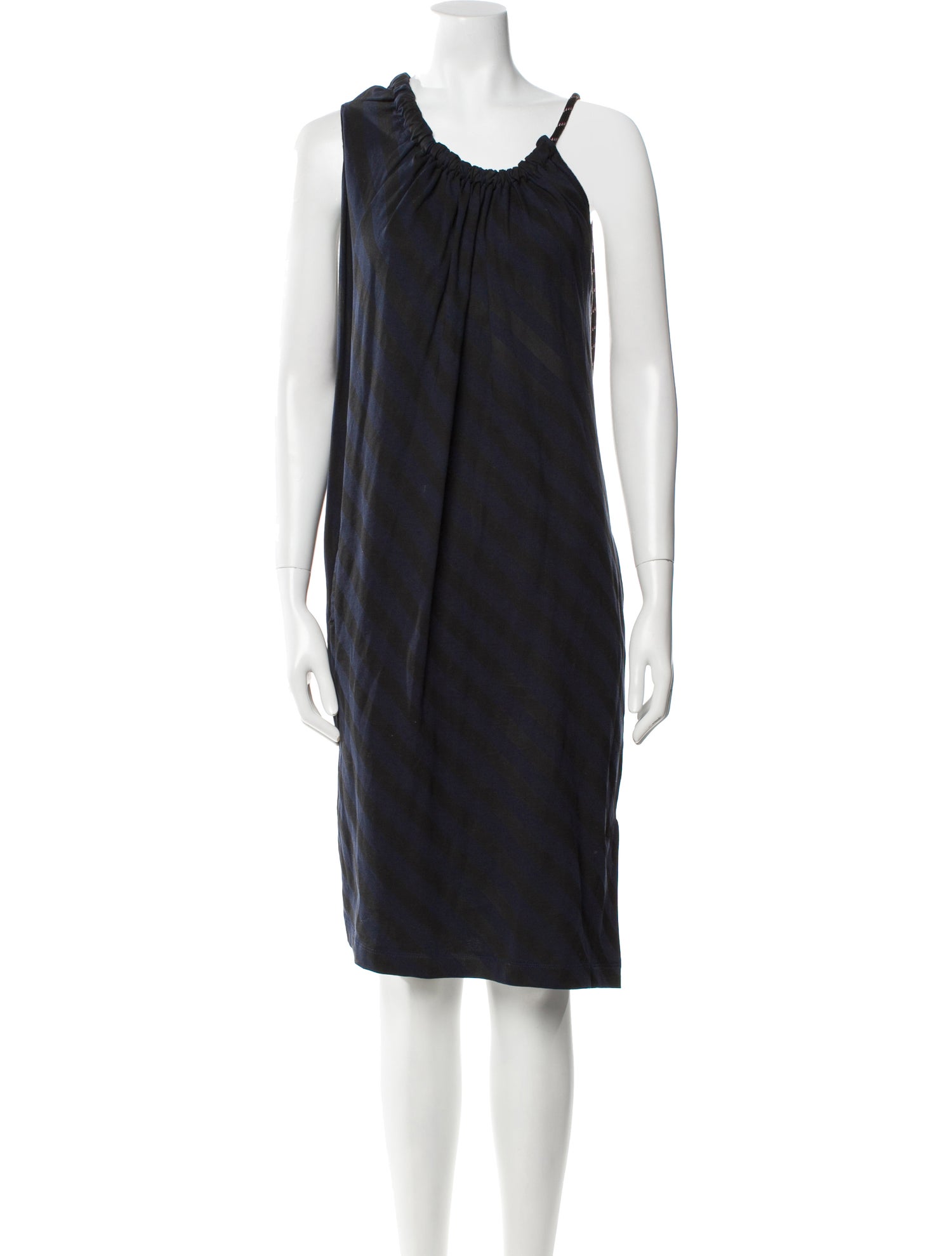 Dries Van Noten Scoop Neck Knee-Length Dress