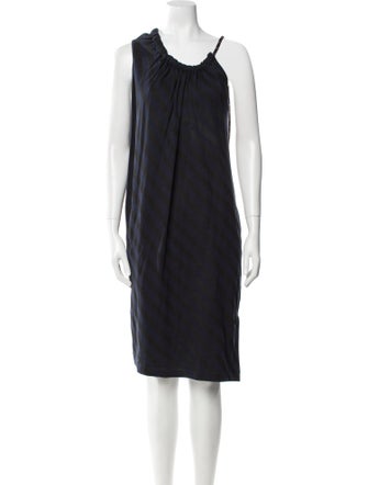 Dries Van Noten Scoop Neck Knee-Length Dress
