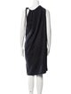 Dries Van Noten Scoop Neck Knee-Length Dress