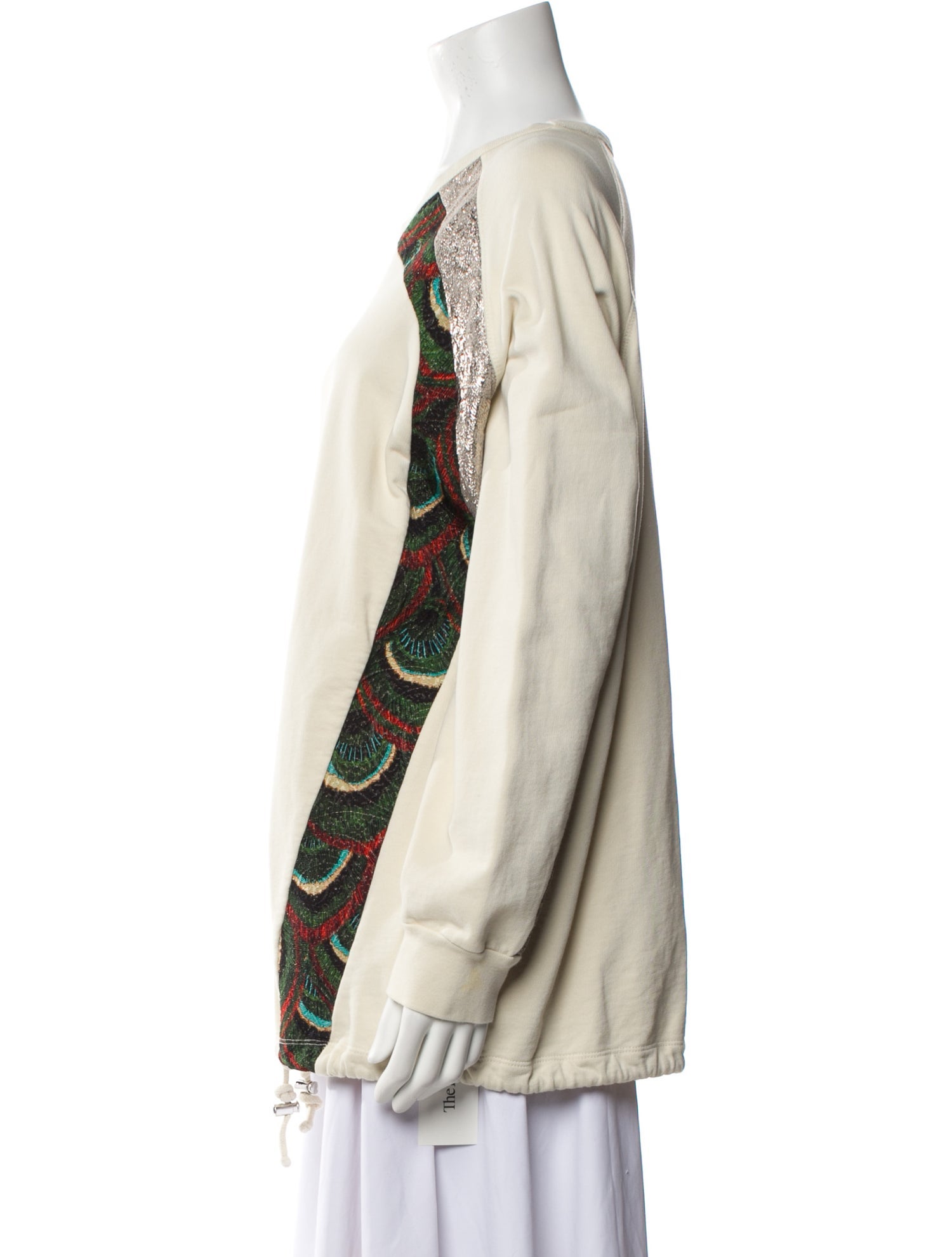 Dries Van Noten Scoop Neck Long Sleeve Tunic