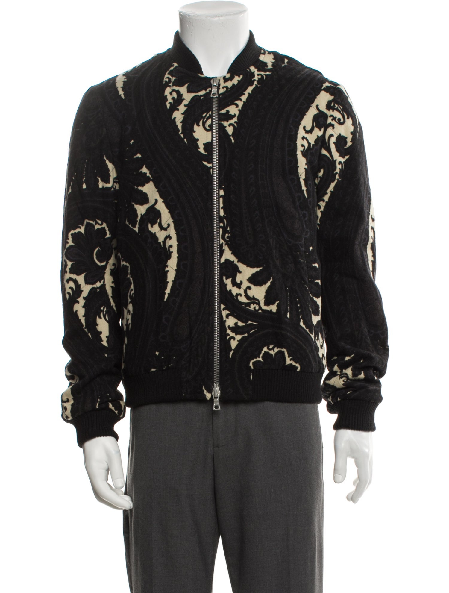 Dries Van Noten Wool Printed Jacket