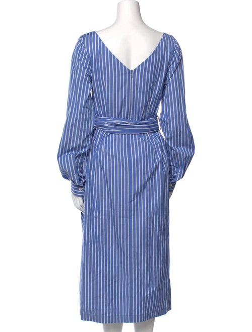 Dries Van Noten Striped Long Dress