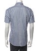 Dries Van Noten Striped Short Sleeve Shirt