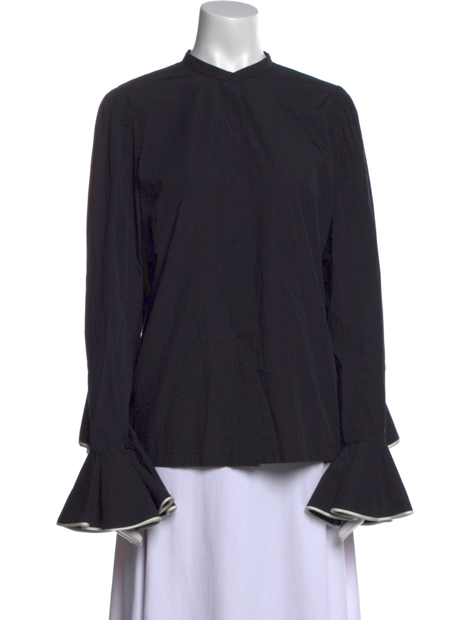 Dries Van Noten Mock Neck Long Sleeve Tunic