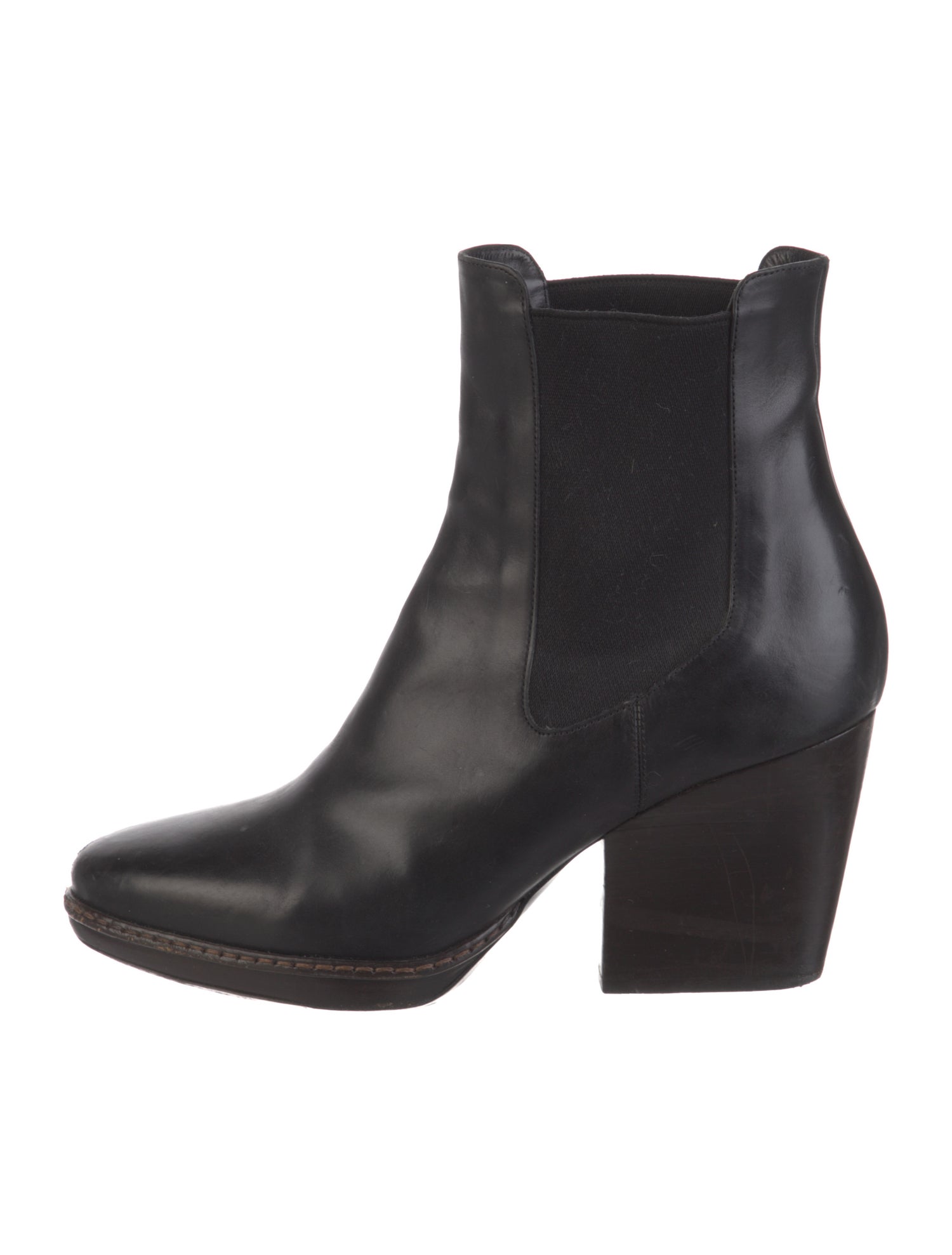Dries Van Noten Leather Chelsea Boots