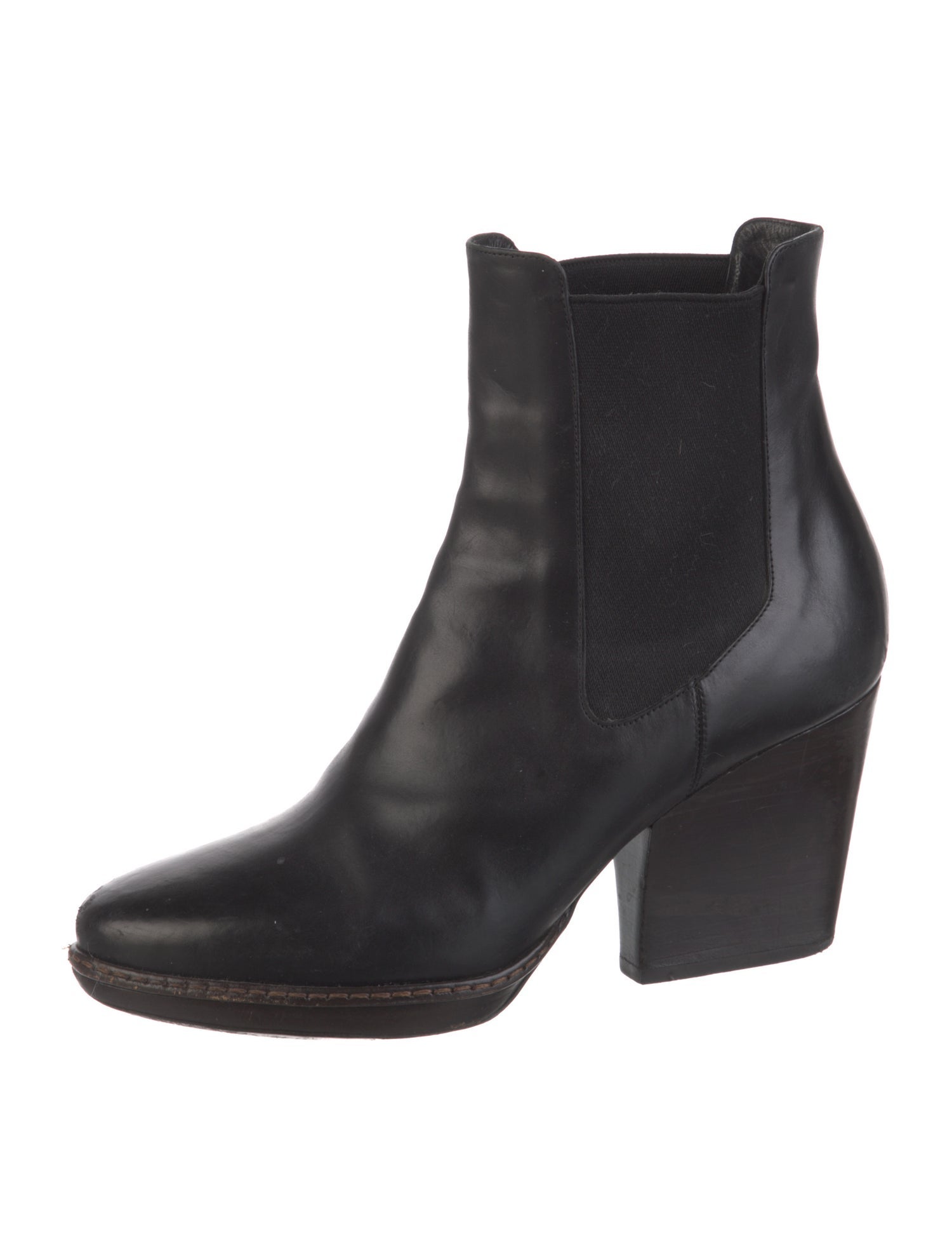 Dries Van Noten Leather Chelsea Boots