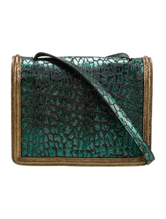 Dries Van Noten Leather Messenger Bag