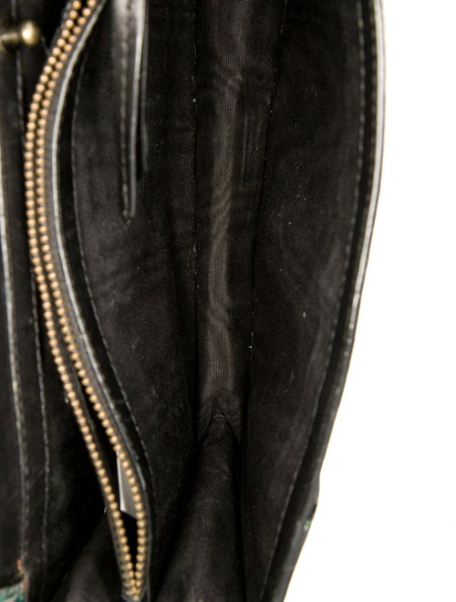 Dries Van Noten Leather Messenger Bag