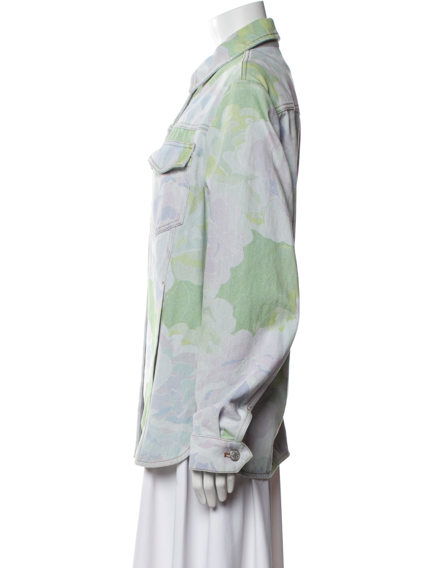 Dries Van Noten Printed Denim Jacket