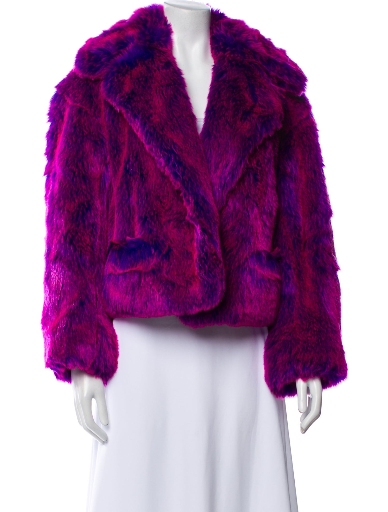 Dries Van Noten Faux Fur Faux Fur Jacket