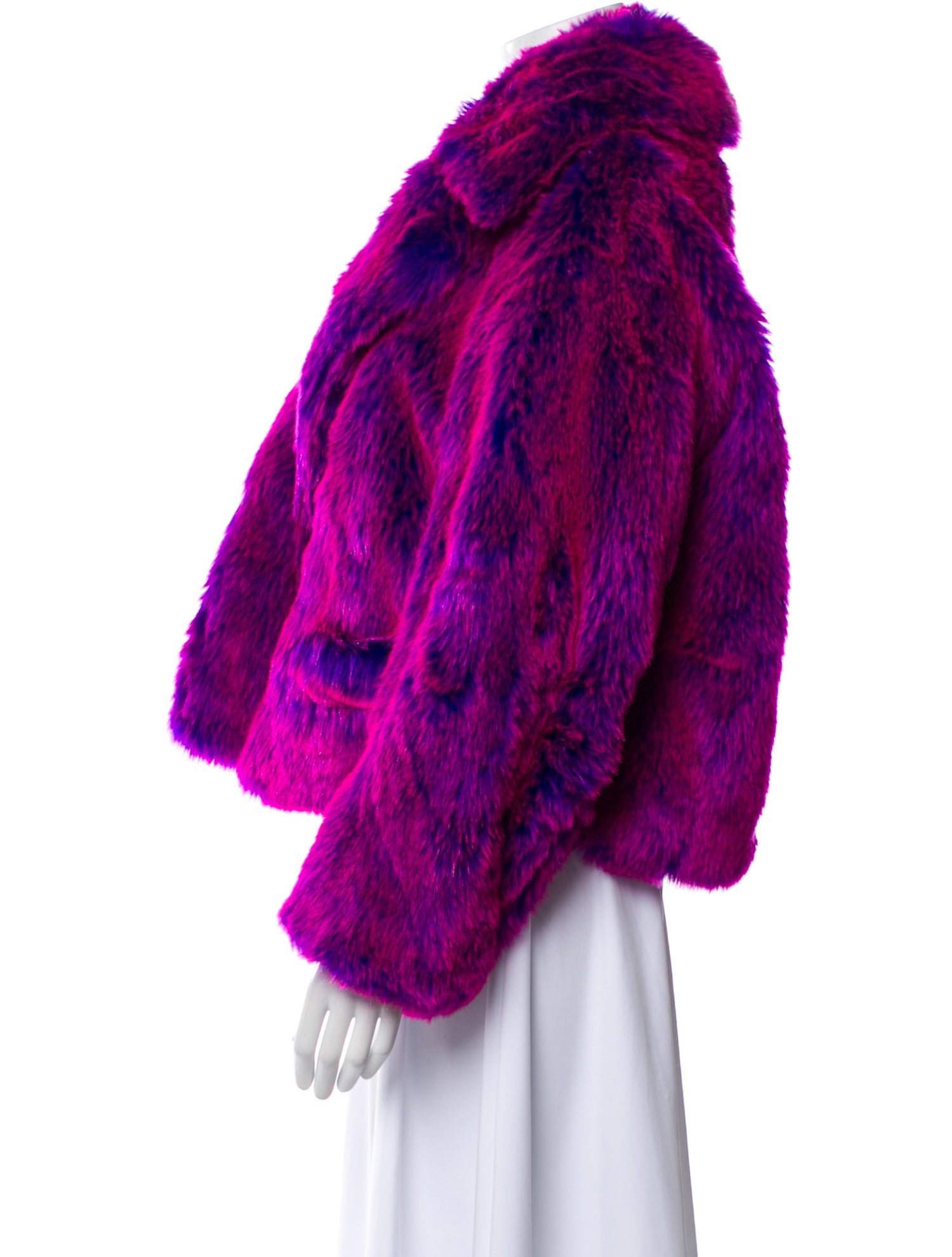 Dries Van Noten Faux Fur Faux Fur Jacket