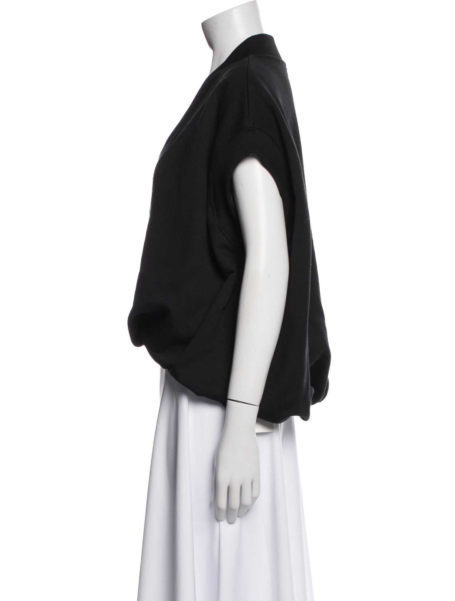 Dries Van Noten V-Neck Short Sleeve Crop Top w/ Tags