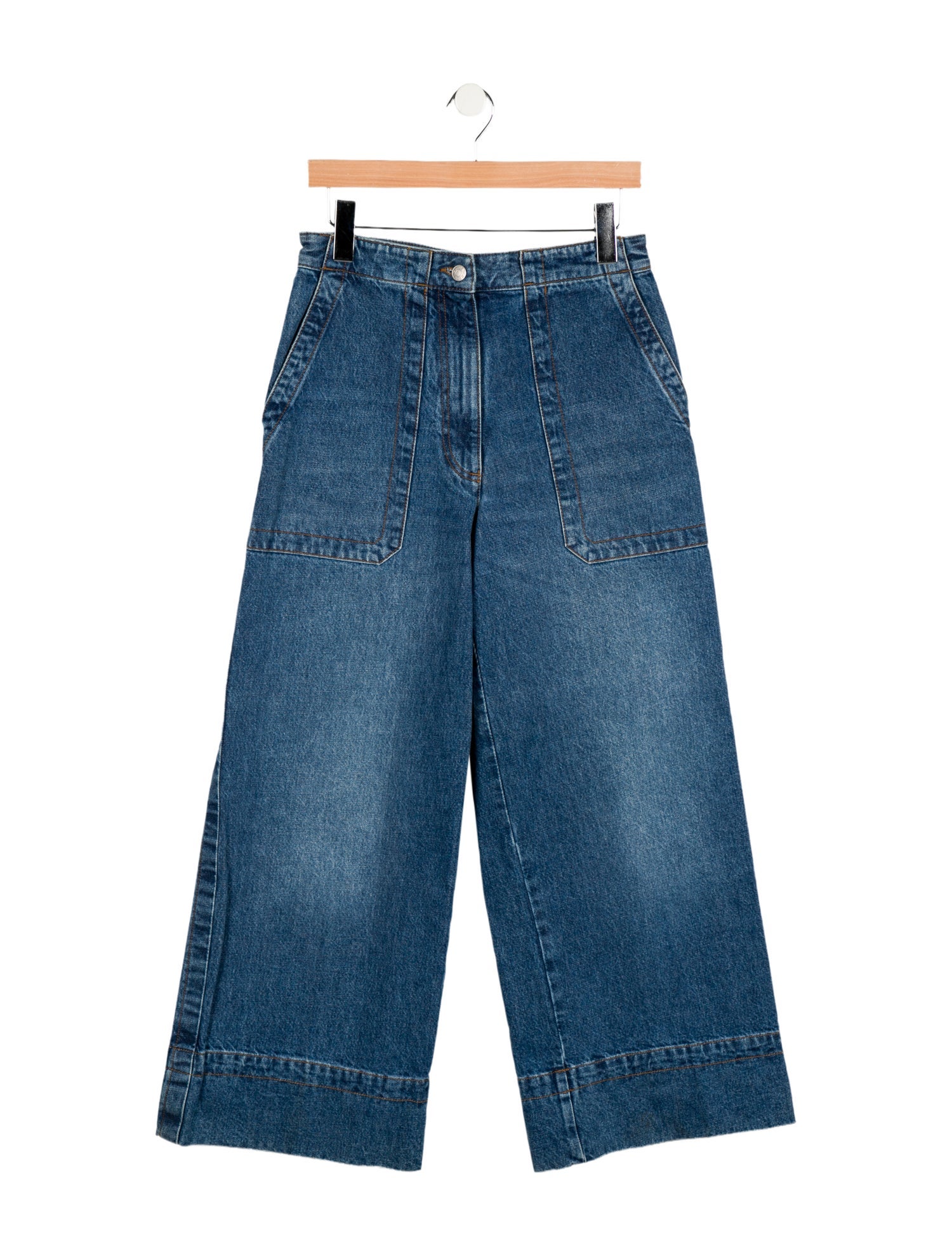 Dries Van Noten High-Rise Wide Leg Jeans
