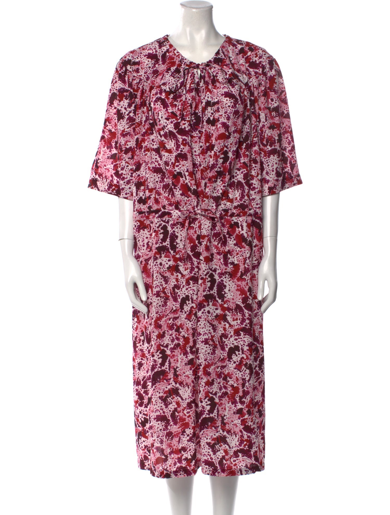 Dries Van Noten Printed Midi Length Dress