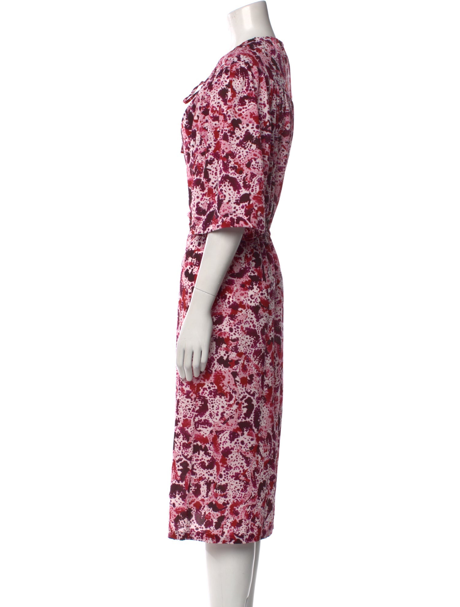 Dries Van Noten Printed Midi Length Dress