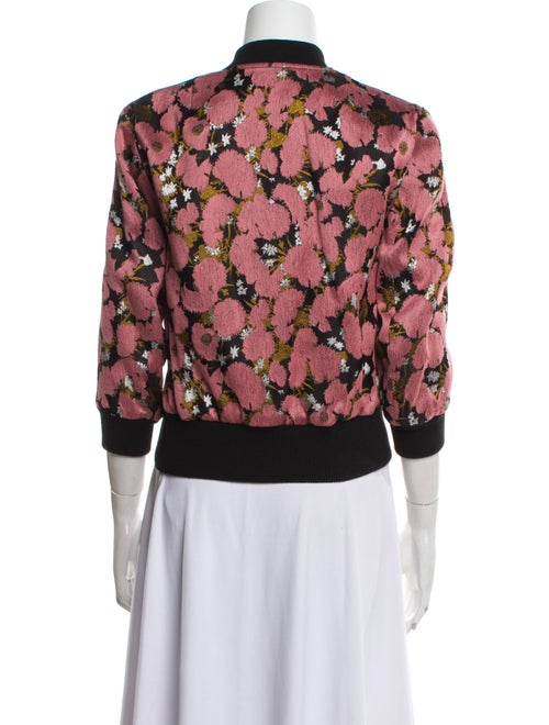 Dries Van Noten Floral Print Bomber Jacket