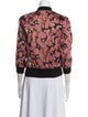 Dries Van Noten Floral Print Bomber Jacket