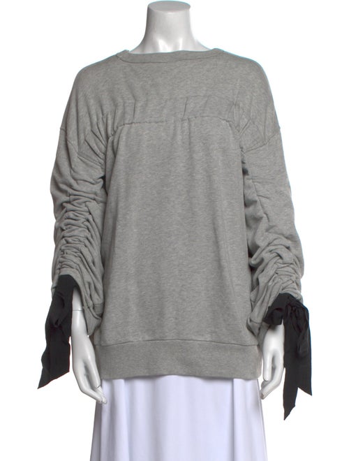 Dries Van Noten Bateau Neckline Long Sleeve Sweatshirt