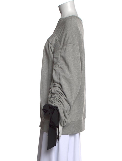 Dries Van Noten Bateau Neckline Long Sleeve Sweatshirt