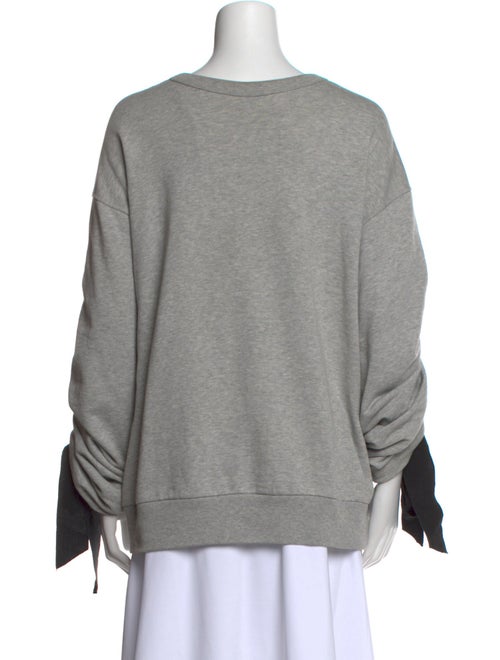 Dries Van Noten Bateau Neckline Long Sleeve Sweatshirt