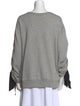 Dries Van Noten Bateau Neckline Long Sleeve Sweatshirt