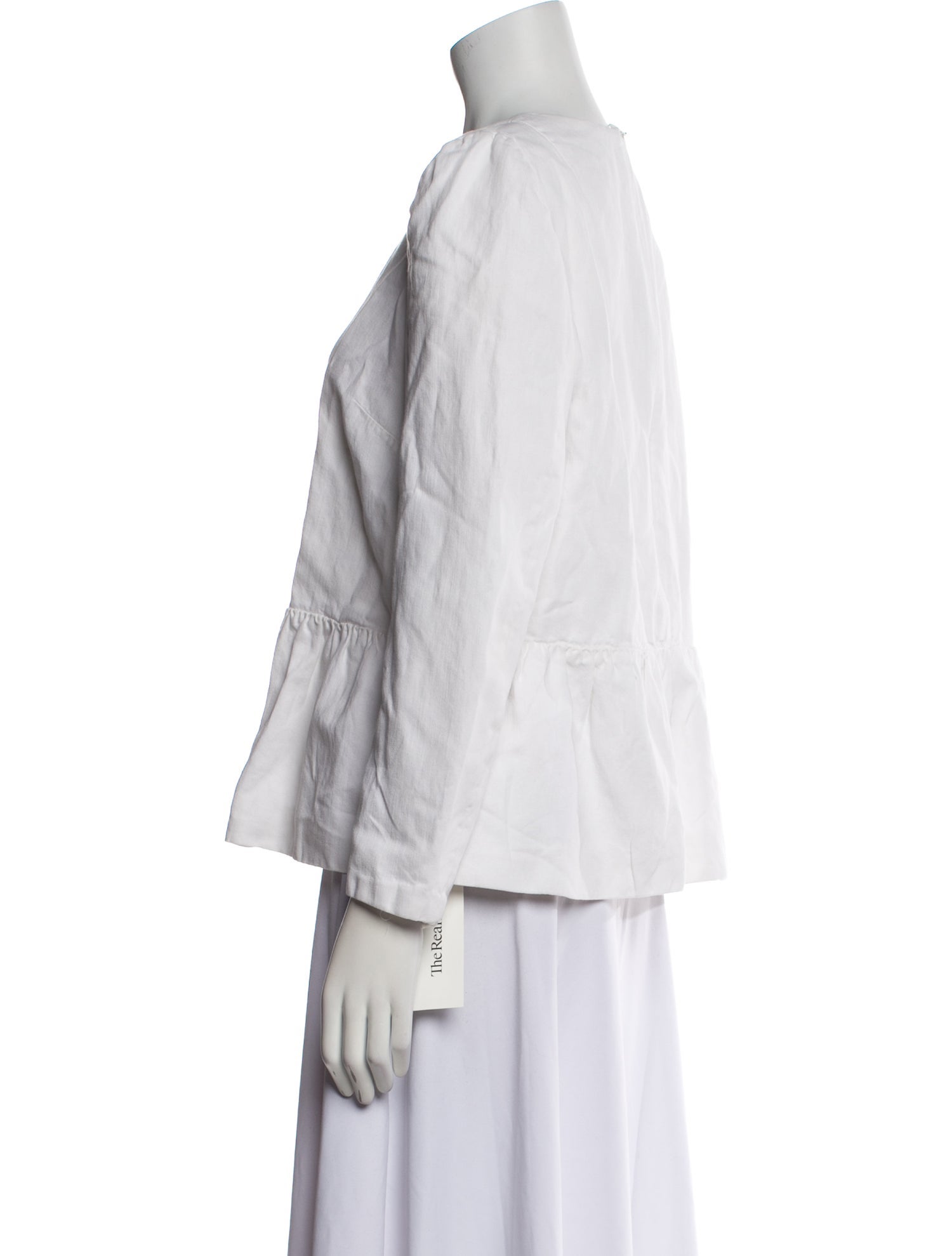 Dries Van Noten Crew Neck Long Sleeve Blouse