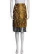 Dries Van Noten Embroidered Accent Knee-Length Skirt