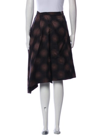 Dries Van Noten Polka Dot Print Knee-Length Skirt