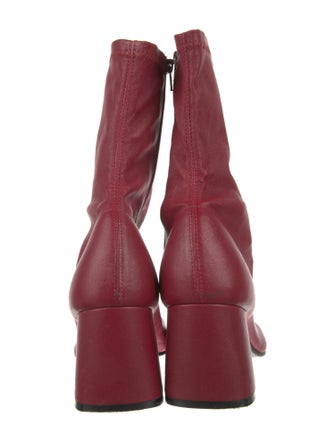 Dries Van Noten Leather Sock Boots
