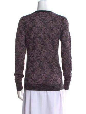 Dries Van Noten Printed Crew Neck Sweater