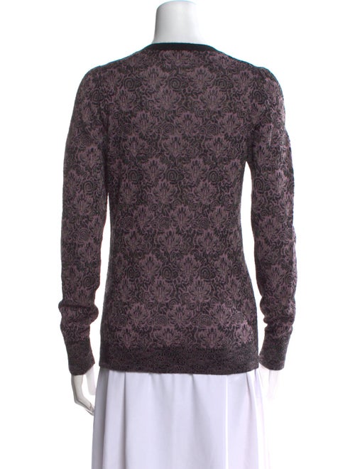 Dries Van Noten Printed Crew Neck Sweater