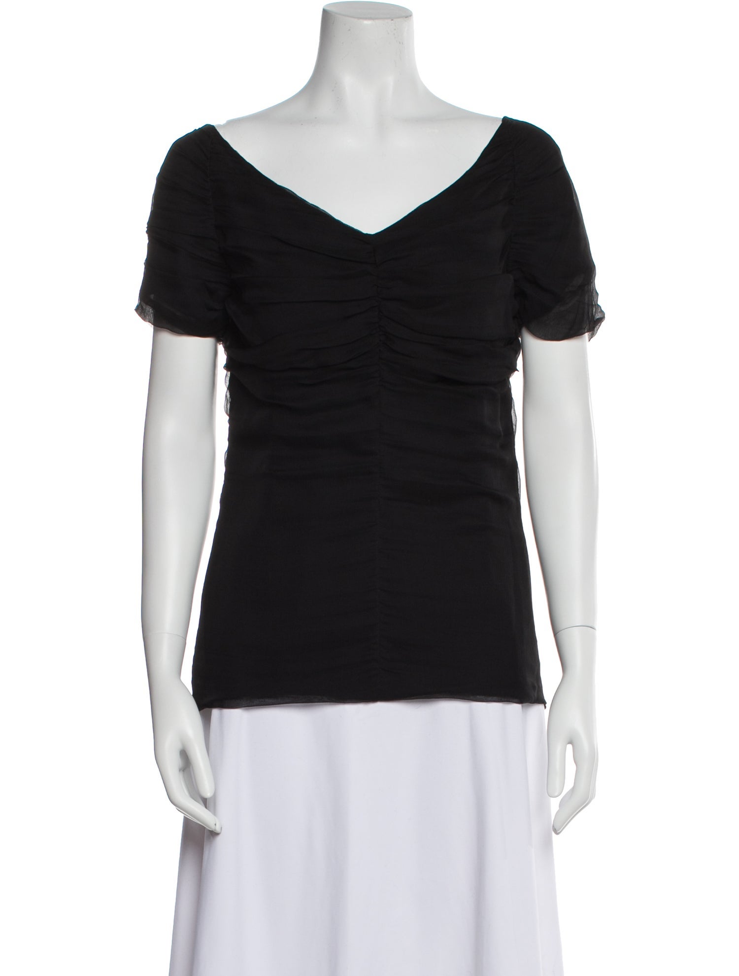 Dries Van Noten V-Neck Short Sleeve T-Shirt