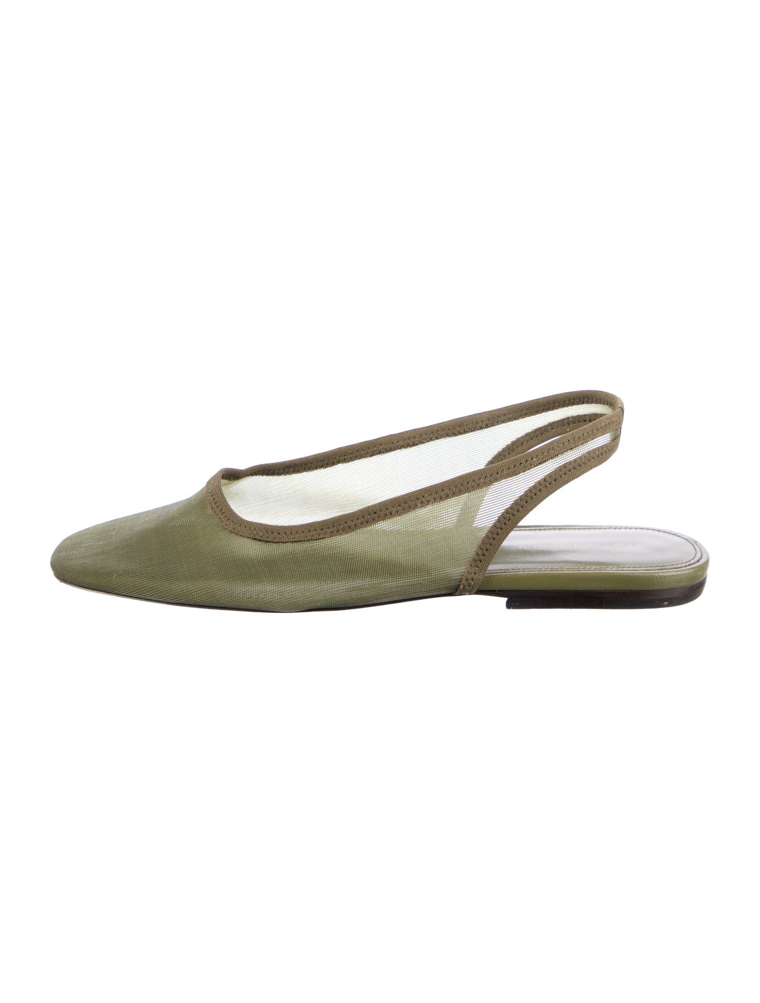 Dries Van Noten Mesh Slingback Flats