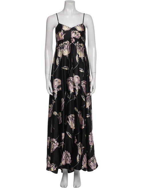 Dries Van Noten Silk Long Dress