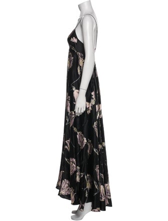 Dries Van Noten Silk Long Dress