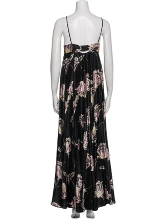 Dries Van Noten Silk Long Dress
