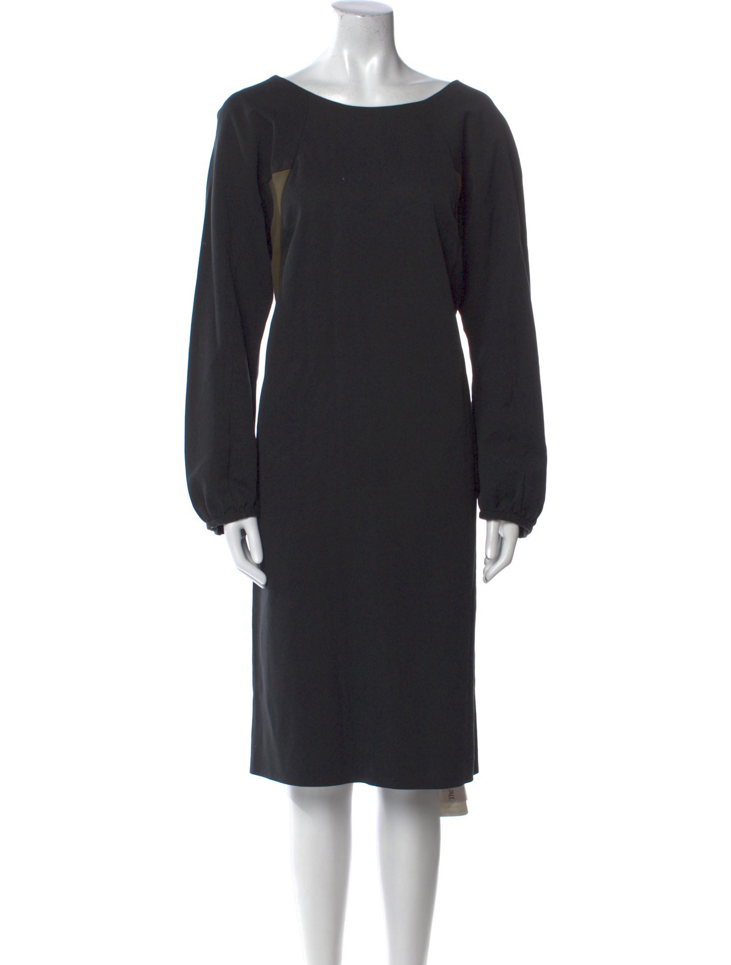 Dries Van Noten Bateau Neckline Midi Length Dress