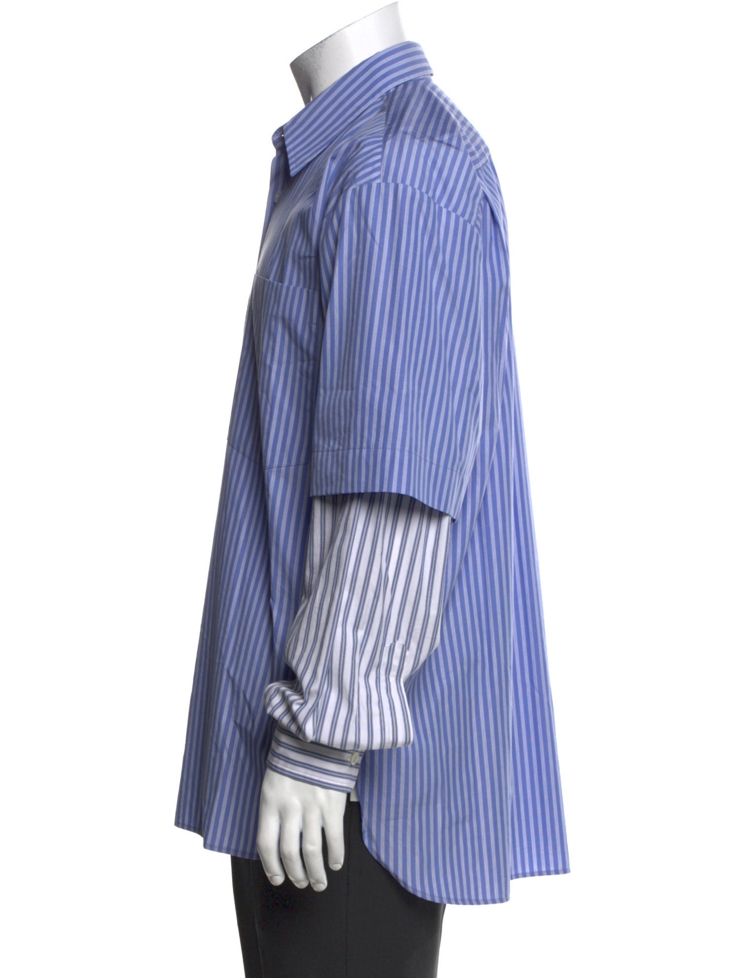 Dries Van Noten Striped Long Sleeve Shirt