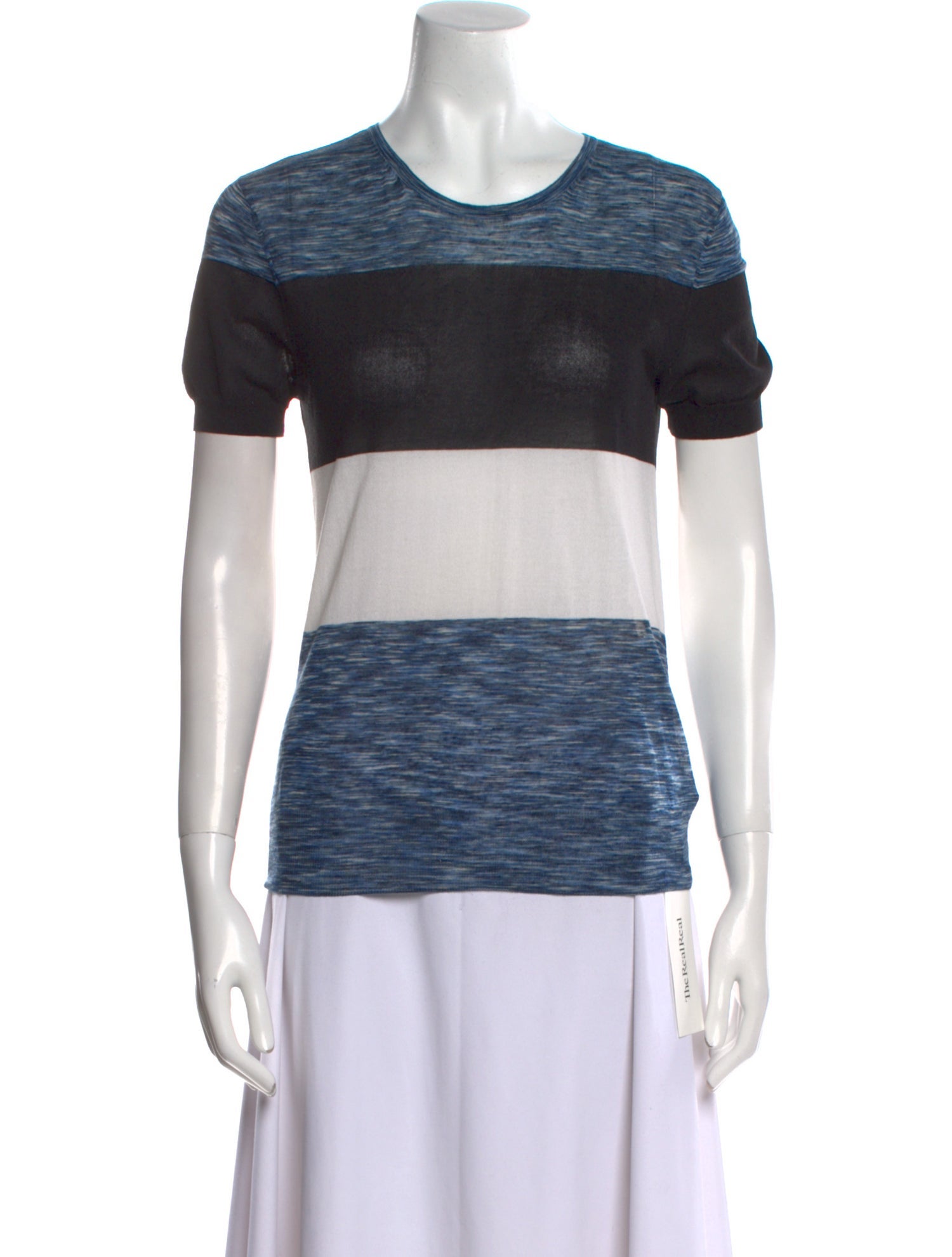 Dries Van Noten Striped Crew Neck Top