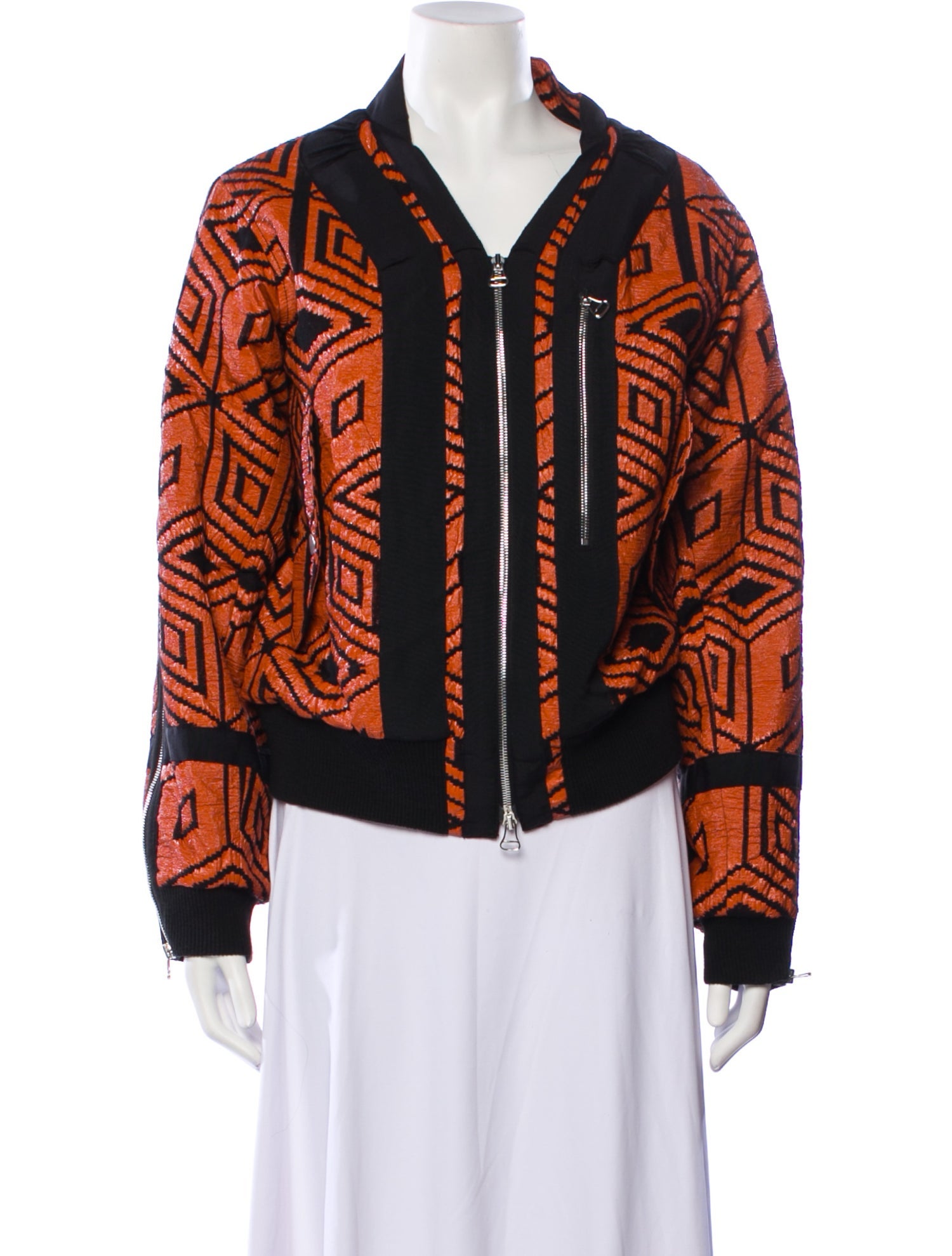 Dries Van Noten 2014 Printed Bomber Jacket